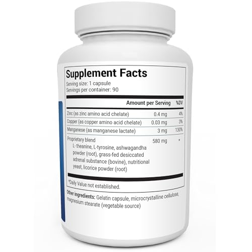 Dr. Berg Nutritionals ADRENAL STRESS Advanced Formula - Adrenal Support Supplements For Stress, Mood And Energy Support - Adrenal Supplements - Cortisol Manager With Ashwagandha - 90 Capsules thumb #1