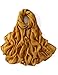 Txameru Women's Hijab Viscose Hijab for Women Muslim Cotton Hijab Fashion Hijab Scarf (Mustard)