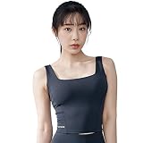 [XEXYMIX] ヨガウェア トップス パッド付き ブラトップ タンクトップ ノースリーブ レディース 型番 XT4205F L キャプテンネイビー