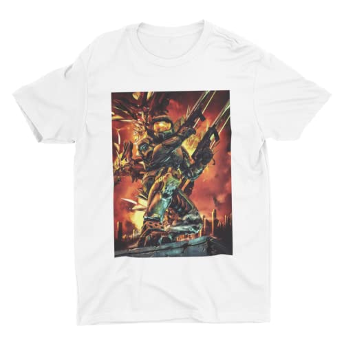 MOJITO LIVING PTE Master Chief Character Artwork Gaming Unisex T-Shirt, Hoodie, Tank Top, Sweatshirt, Long Sleeve, V- Neck, Ladies Shirt, Youth Shirt