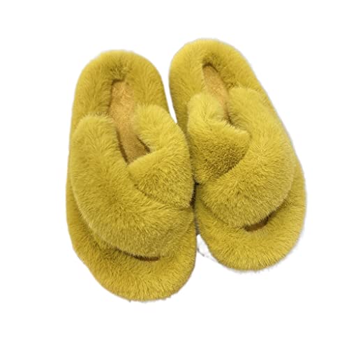 Pantoufles d'hiver cocooning pour femme grande taille à talon de 3cm pour la maison