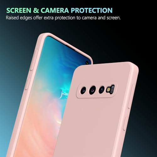 Image of for Samsung Galaxy S10 Plus Case Pink, Scratch Resistant with Soft Touch, Slim Thin Phone Cover for Samsung Galaxy S10 Plus