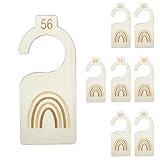 Organizador de armario para habitación de bebé - Organizador de armario para bebé, separadores de ropa para bebé | Adorable etiqueta de separación colgante para decoración de habitación de niños,