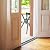 Floor Transition Strip PVC Door Threshold Ramp Doorway Edge Trim Flooring Edging Trim for Laminate Doorway Carpet Tile Floor Edge Threshold from 1/2" to 3/5" (Gray, 6.6Ft)