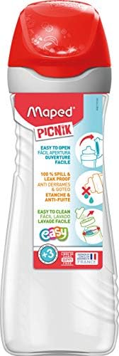 Maped Picnik Picnik Origin Water Bottle, 19.6 oz, Rojo