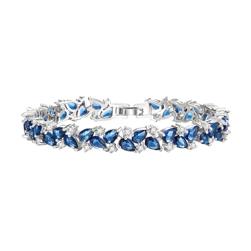 Bracelet de tennis zircone mariée femme mariage soirée argent