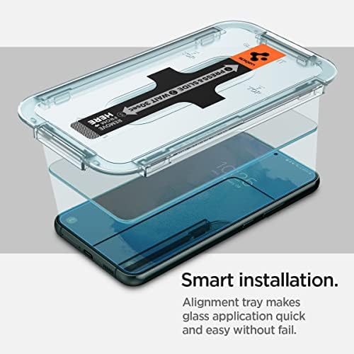 Spigen 2 Pack EZ Fit Tempered Glass Screen Protector for Samsung Galaxy S22 Plus