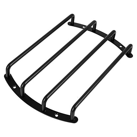 X AUTOHAUX Cubierta Protectora Altavoz Subwoofer 8 Pulgadas Metal Negro Cover