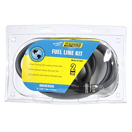 Image of Seachoice Low Permeation Fuel Line Kit With High-Output Primer Bulb, 3 /8 In. x 7 Ft.