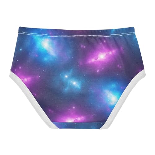 Vibrant Rainbow Stars Clouds Toddler Underwear Floral 2t Cotton Panties for Girl Fun Print Undies Kids Briefs2