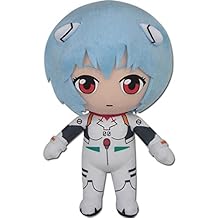 Great Eastern Evangelion GE-52302 Rei Plugsuit Stuffed Plush, 8", Multi-Colored