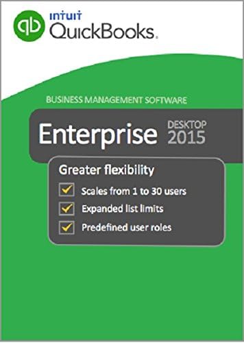 QuickBooks Enterprise 2015 Gold Edition, 3-User (1-year subscription)