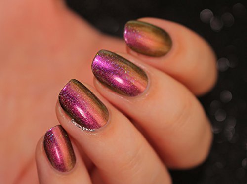 Image of ILNP Masquerade (H) - Pink, Violet, Red, Copper, Green Ultra Chrome Color Shifting Holographic Nail Polish