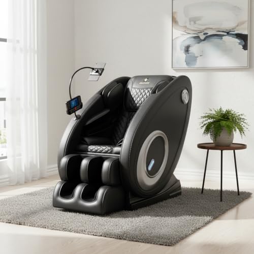 GDFStudio Zero Gravity Massage Chair Recliner, Full Body Air Pressure System with Heat, Foot Roller...