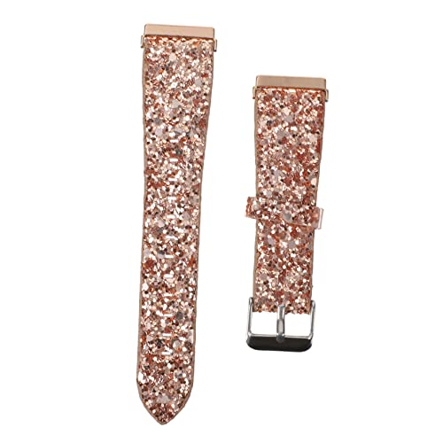 Bracelet de montre cuir confortable fini les irritations lot 3 lanières paillettes