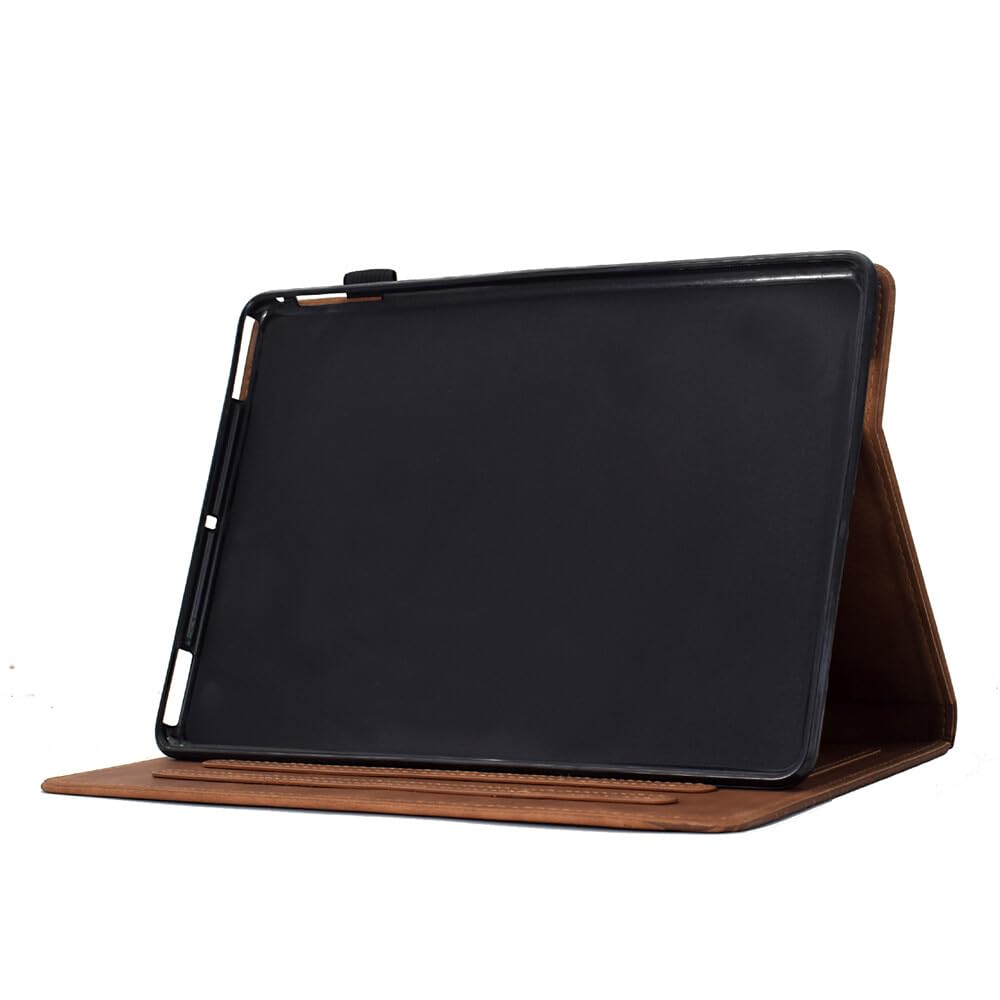 Schutzhülle für Kindle Paperwhite (12. Generation) 2024 (Farbe: Violett), Katzenmuster, Leder, Brieftasche, Klappetui, Rückseite