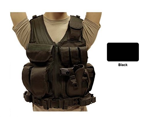 Red Rock Outdoor Gear Cross Draw Vest, Black