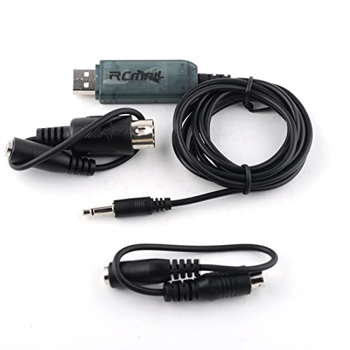Rcmall Flysky Usb Flight Simulator Adapter Cable 2.4G Sm100 For Fs-I6 Fs-I10 Fs-I6 Fs-I4 Fs-T6 Fs-Ct68 Fs-T4B Fs-Gt3 Remote Controller #TOP5