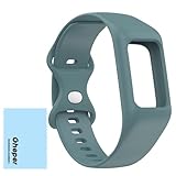 Gheper Soft Watchband Compatible con Fitbit Charge 6, Charge 5, Charge 4, Charge 3/3SE Pulsera de silicona Correa de reemplazo de banda protectora completa