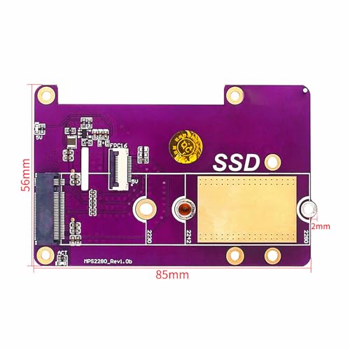 PCIe to M.2 M-Key NVME SSD Adapter Card Expansion Board for Pi 5