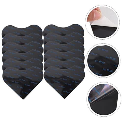 VINTORKY 12Pcs Coração Adesivo De Carpete De Tapete Para Tapetes De Área De Carpete Para Tapetes De