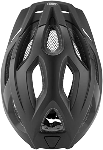Foto von ABUS Allround-Fahrradhelm Aduro 2.1 - in sportivem Design für den Stadtverkehr, Landstraßen und Trails - für Damen und Herren - Schwarz Matt, Größe M