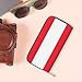 DUWAA Austrian Flag Print Large Blocking Leather Hand Wallet, Pu Clutch Wallet Credit Cards Organizer For Women Ladies