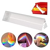 🌈Accesorios fotográficos perfectos: los fotógrafos profesionales utilizan el prisma de luz para fotografía para agregar color y reflejos a sus imágenes para un toque único y artístico. Simplemente coloque el prisma de vidrio frente a la lente de la cámara, obtendrá una inspiración constante.
