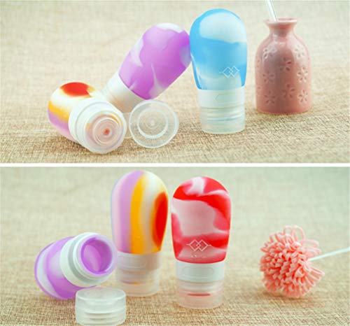 MKNZONE 4 pezzi 80ml bottiglie di viaggio in