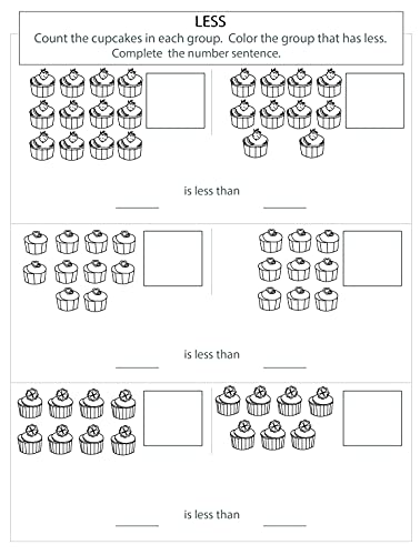 Kindergarten Math Workbook: Practice Number Addition, Subtraction, Measurement, Shapes, Time and Money - Image 4