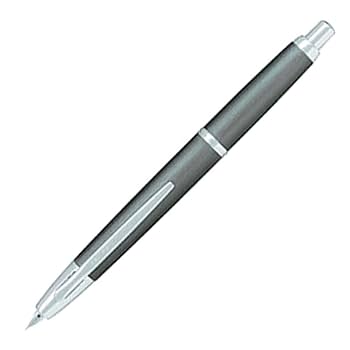 Amazon | パイロットノック式万年筆 キャップレス デシモ グレー