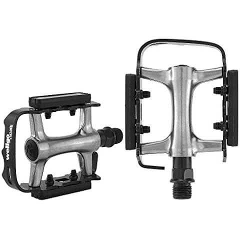 MidGard Steel/Aluminium Bicycle Pedals with Reflectors Cover