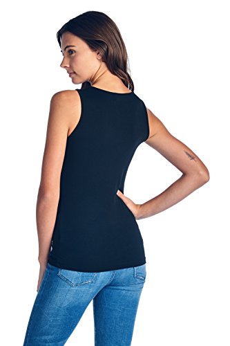 Solid Extra Soft Viscose Made from Bamboo Sleeveless Tank Top Undershirt for Women4