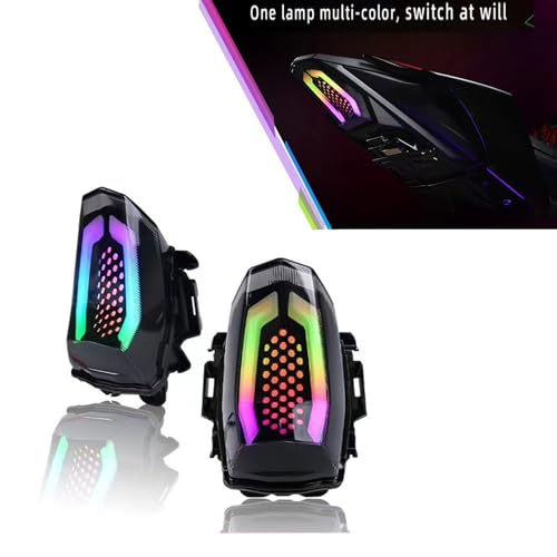 Image of Vagary Yamaha R15 V3, V4, R15M Light With Flowing Turn Signal Indicator Tail Light (Pack Of 1), Led