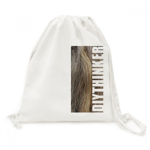 Sac à dos à cordon bruns bouclés longs cheveux idéal pour vos sorties urbaines et voyages