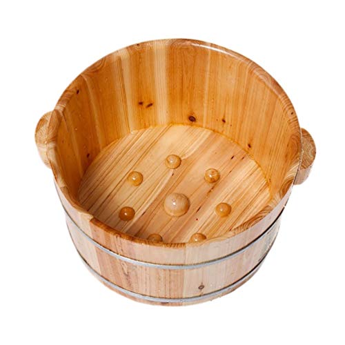 Cubeta de madera para baño de pies, spa de pies
