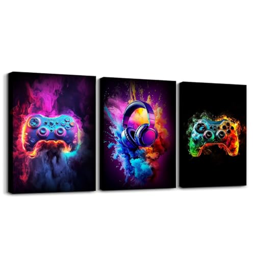 Erosebridal Gaming Wall Decor For Boys Room,Gamer Canvas Wall Art