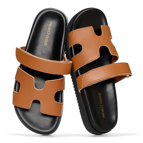 Project Cloud 100% Genuine Leather Sandals for Women Footwear -