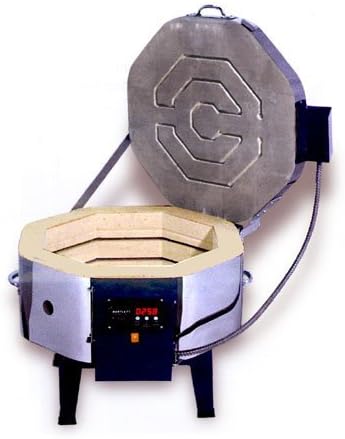 Glass Kiln With Electronic Bartlett Controller & LED Readout For Fusing, Slumping or Low Fire Ceramics