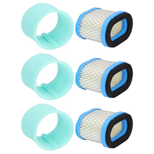 Filtre à air pour tondeuse à gazon Yctze, lot de 3 pièces de rechange