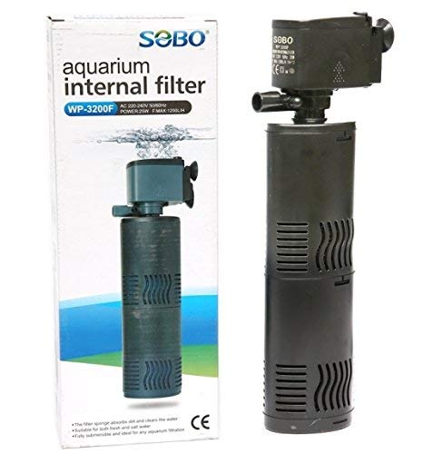 Sobo WP-3200F Aquarium Internal Filter [AC 220-240V 50/60Hz Power:25W F.MAX :1200L/HR] - Central Fish Aquarium (B08M3FM1PG) Amazon Price History, Amazon Price Tracker