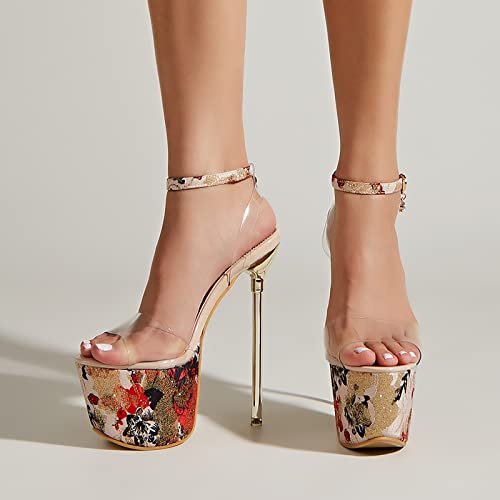 Chaussures habillées à talons aiguilles stables pour grands mariages