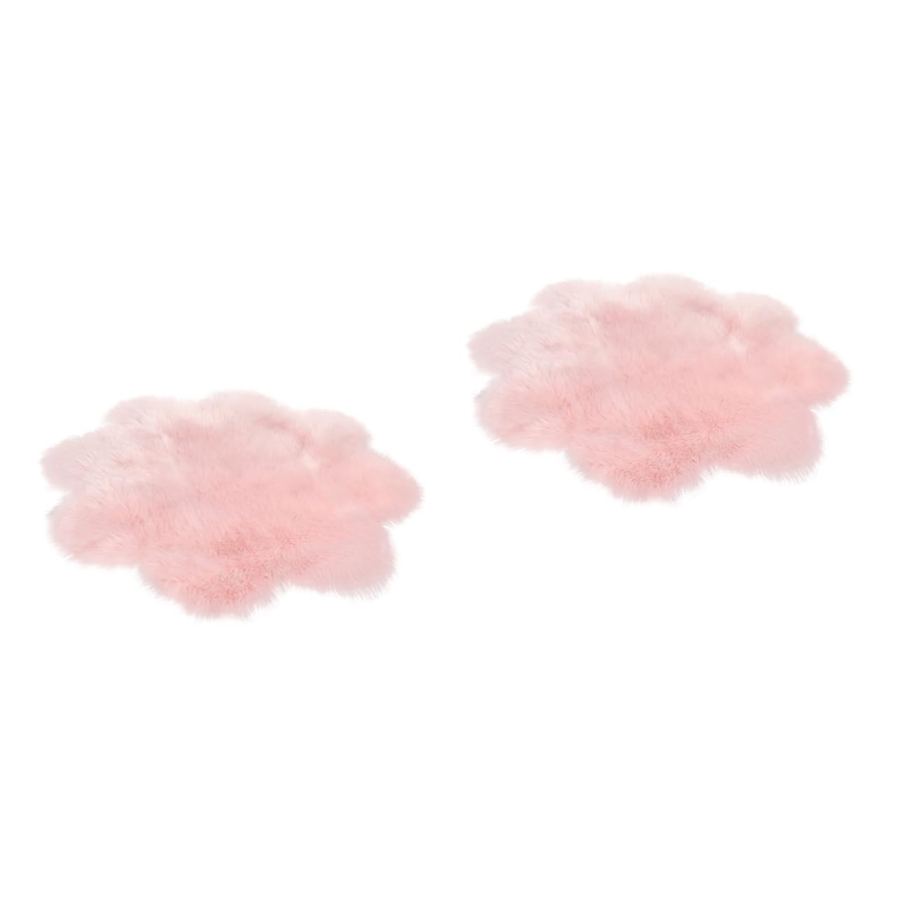 Tapis doux en fausse peau de mouton pour réchauffer les sols froids du salon