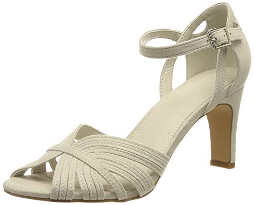 ESPRIT Correas, Sandalia Mujer, 040 Light Grey, 42 EU