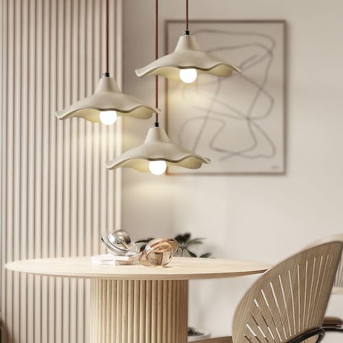 Suspension en pierre réglable pour éclairer une grande table - 7
