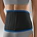 Bort 1490 ActiveColor Back Brace with 2 splints, Lumbar Support, BSOS Orthopedic (Black, Small)