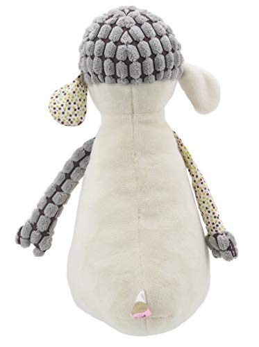 tachi Plüschtier Schaf Weiß, Kuscheltier 23 cm, Stofftier Lamm mit Schlenker Armen und Beinen – Bild 3