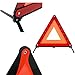 AISIBO Reflective Triple Triangle Car Warning Sign Roadside Hazard Sign Emergency Breakdown Board, Safety Triangle Warning Kit, Foldable Car Roadside Emergency Kit