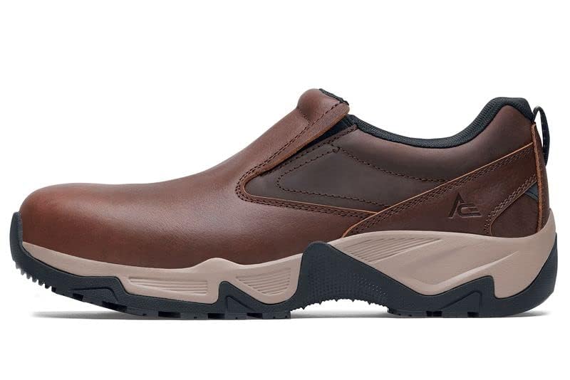 Image of ACE Work Boots Men's Nano Composite Toe (Nct) Hiker Work Boots, Slip Resistant, Water Resistant