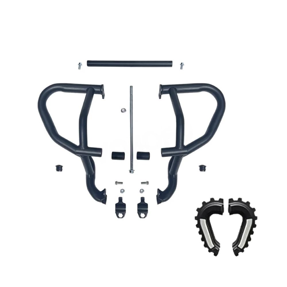 Barre protection moteur CLC 250 double tête anti-collision noire